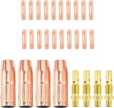 28PCS MIG Welding Gun Kit Accessory .035" Tip-Nozzle-Diffuser Fit Lincoln Magnum
