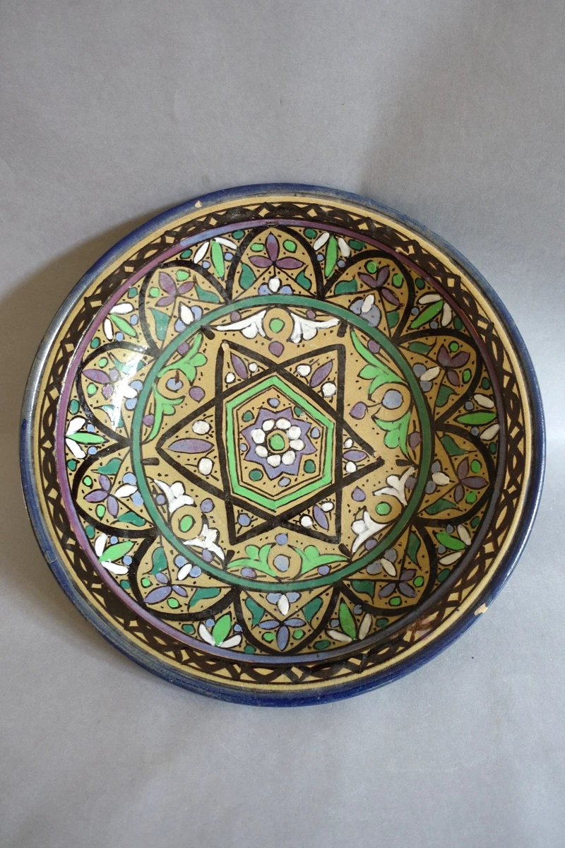 Lavabo En Céramique, Évier En Céramique Peint Du Maroc, Bassin Rond RISHA