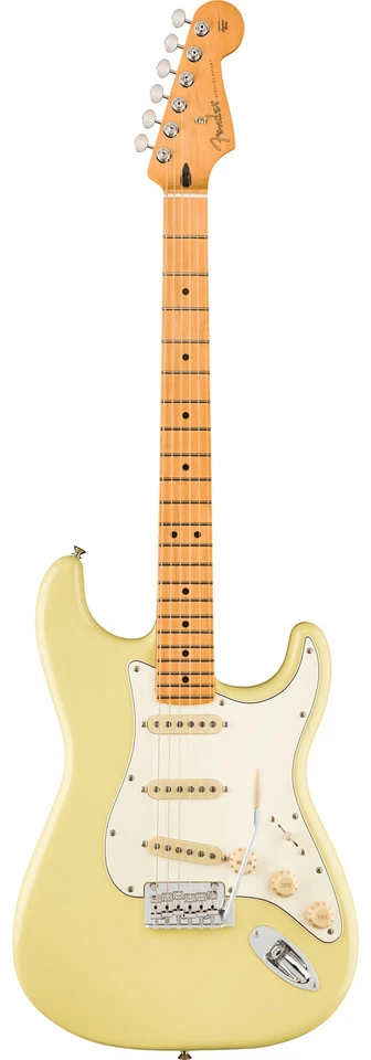 Fender Player II Stratocaster - Hialeah Amarillo con Estuche Rígido Foto 2 de 4