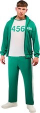 Rubies Official Squid Game Player 456 Deluxe Costume Adult Fancy Dress- S