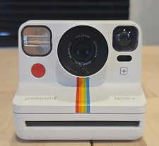 Polaroid Now Instant Camera White with Color Lens Filters Set  Case