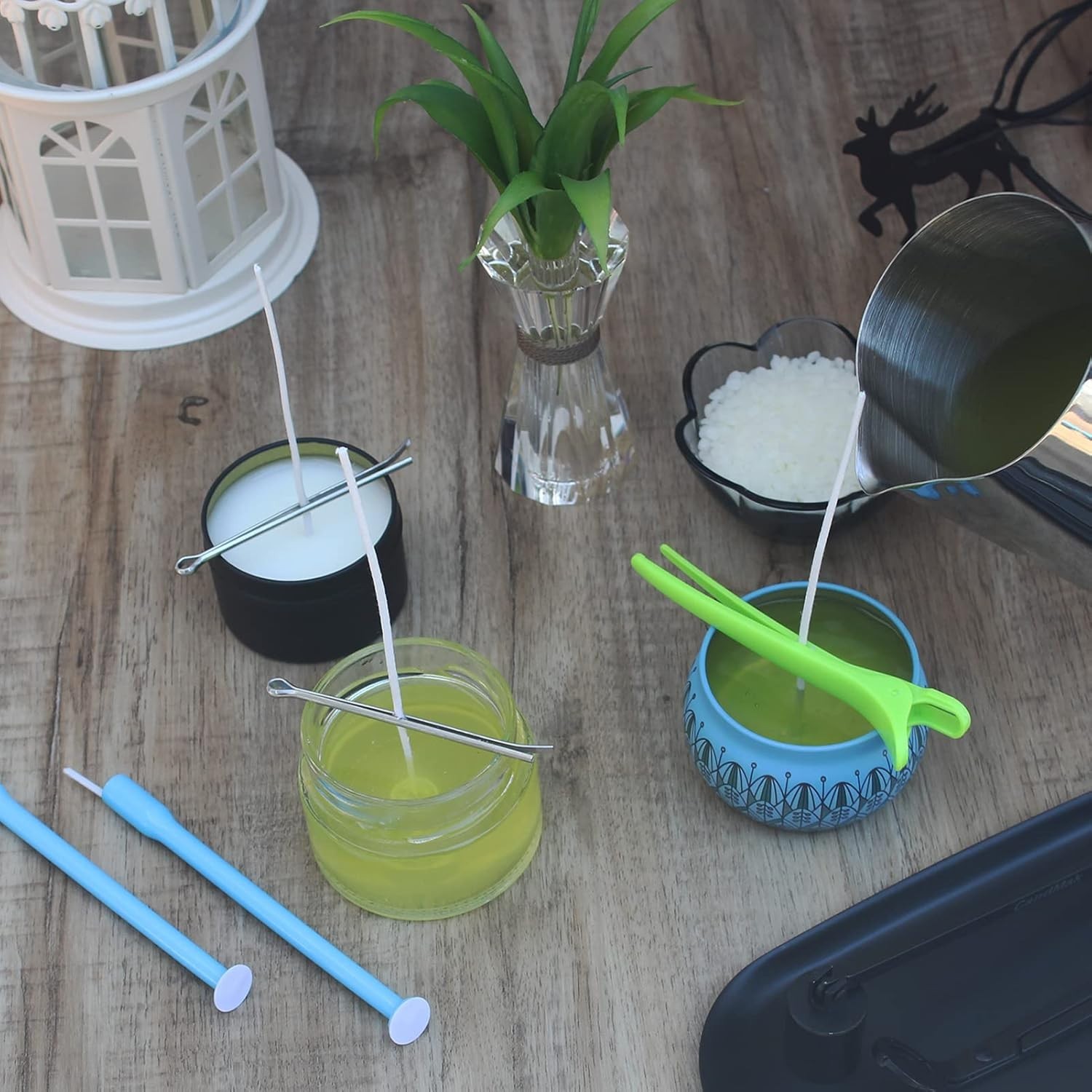 DIY Candle Lovers' Kit: 60 Cotton Wicks & Essential Tools for Custom Candles thumbnail 7