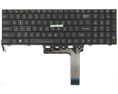 New Clevo P770DM P770DM-G P770ZM P770ZM-G P771DM-G P771ZM Keyboard US Backlit - Picture 1 of 3