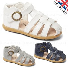 JUNGEN SANDALEN SPANISCHER STIL SPINNENSANDALE WEISS MARINEGRAU UK DESIGNER UK4 BIS UK12