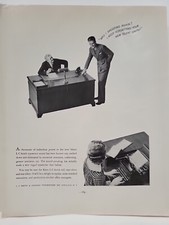 1935 Smith Corona Typewriters Fortune Magazine Print Advertising Secretary
