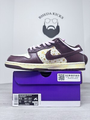 Size 9.5 Nike Supreme x Dunk OG SB QS Low Barkroot Brown DH3228