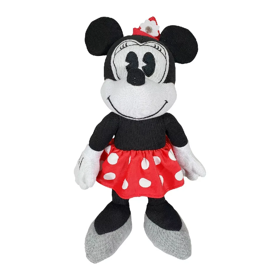 Juego de almohada y tiro tejido Minnie Mouse juego de almohada y abrazo Navidad nuevo Foto 2 de 4