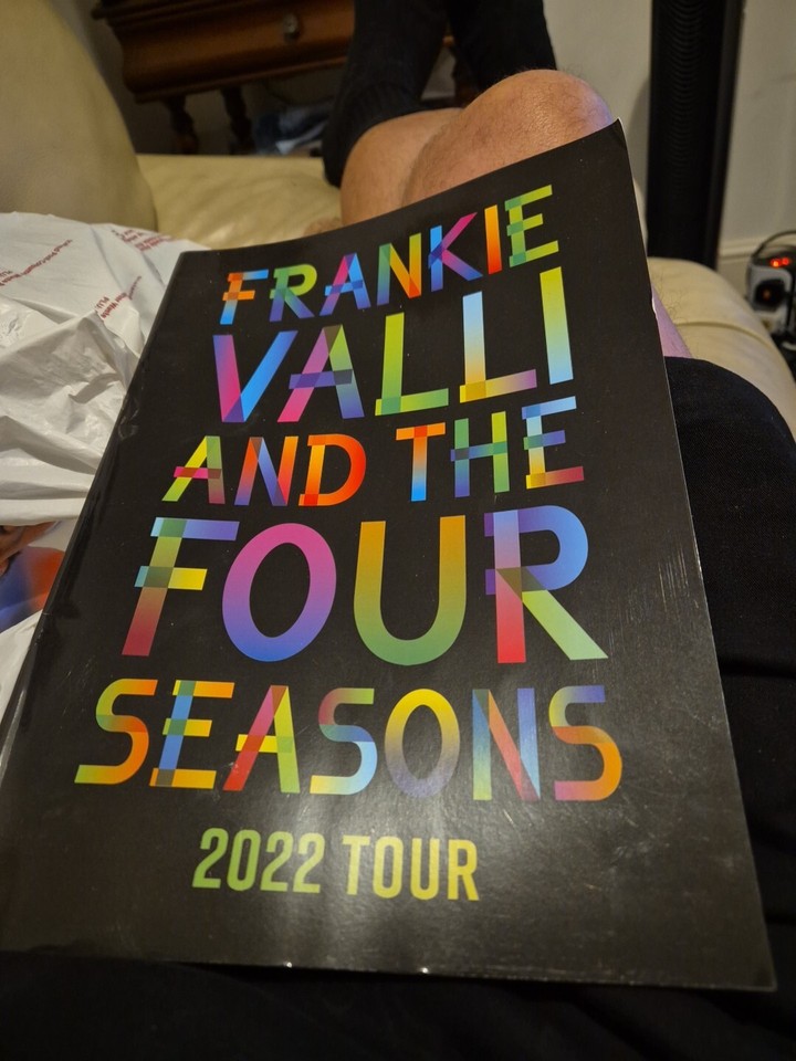 Frankie Valli Concert Programme 2022 Tour Official Plus Ticket