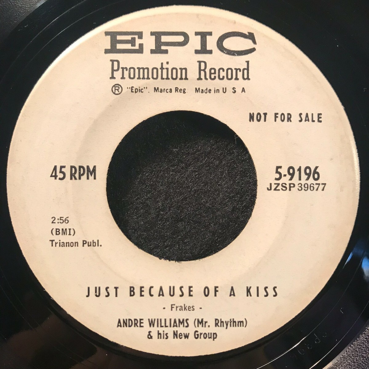 THE RAWTERS/BACON FAT（EP） Bacon Fat/Just Because Of A Kiss by Andre Williams (Epic 5