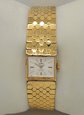 Ladies Vintage CAMY Geneve Incabloc Gold Plated Swiss Analog Watch G5