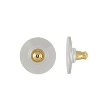 20 Gold 14K Plated Comfort Clutch No Droop Large Earnuts Earring Backs Findings