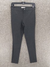 Banana Republic Pants Women 4 Gray Mid Rise Straight Leg Rayon Blend Comfort