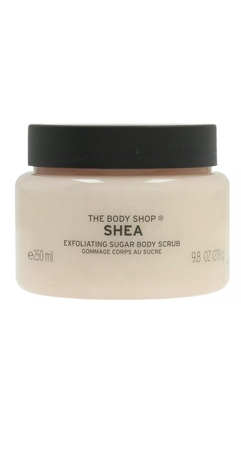shea exfoliating sugar body scrub