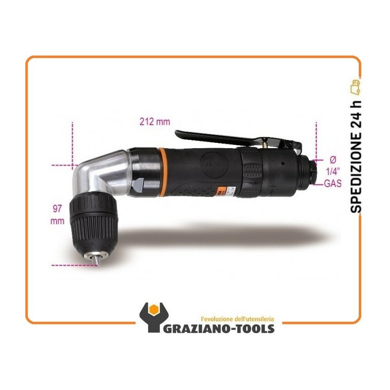TRAPANO PNEUMATICO ANGOLARE REVERSIBILE IN COMPOSITO 1931AN10 BETA