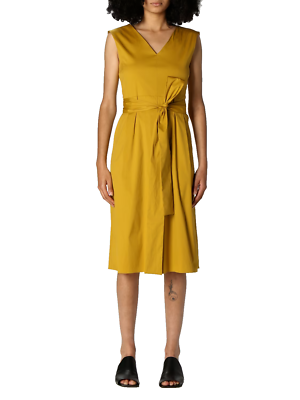 MAX MARA  Printed Stretch COTTON Dress 4Usa_ 6Uk_ 34De_ 38It_ 36Fr | eBay