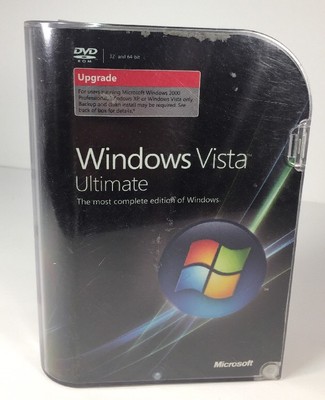 Buying Microsoft Windows Vista Ultimate Upgrade 3264 bit DVDs Priced To Sell