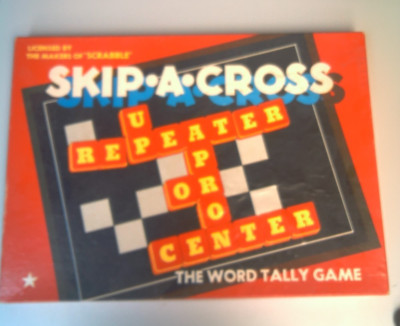 Vintage 1952 Skip-A-Cross Game   Used, Classic Board Game