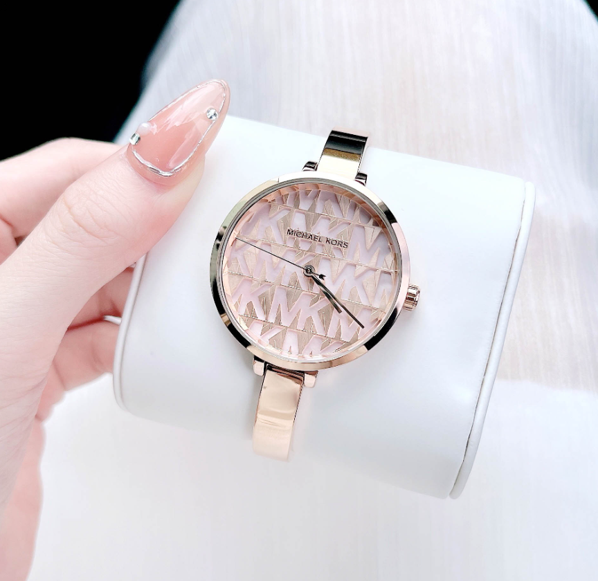 MICHAEL KORS MK4679 ROSE GOLD LOGO DIAL ROSE GOLD STAINLESS 