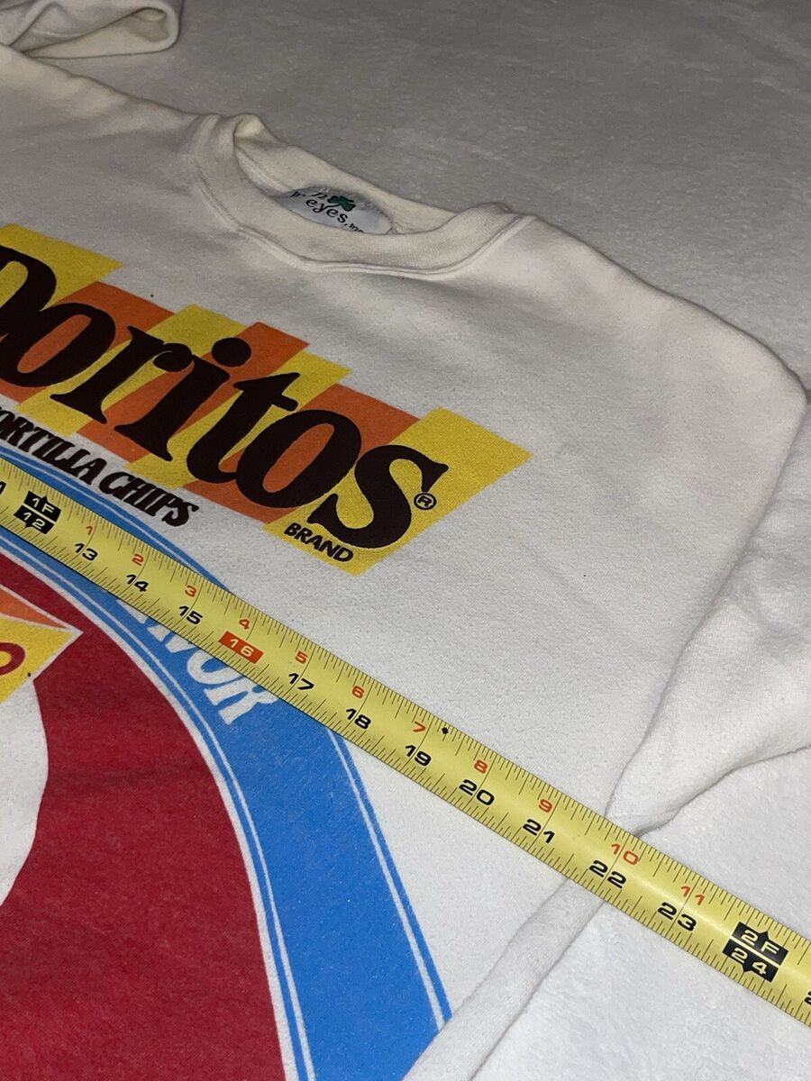 Doritos Sweatshirt Old School Logo Vintage 80s Nacho Cheese Doritos Sweatshirt Old School Logo Vintage 80s Nacho Cheese