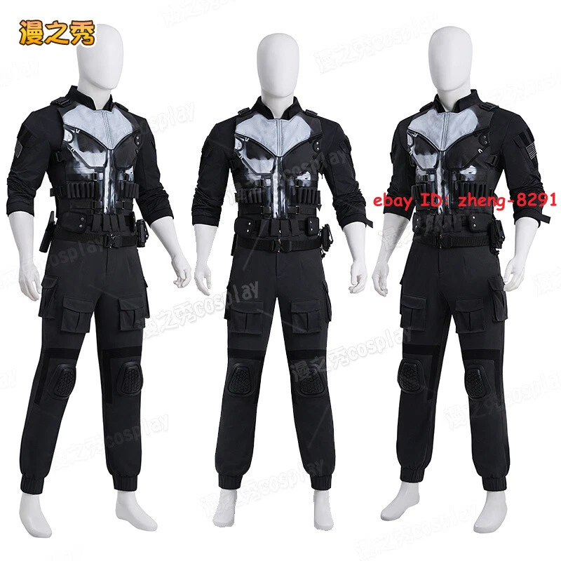Daredevil:Born Again The Punisher Costume Outfit Cosplay Men's Uniform Halloween - Image 4 of 4