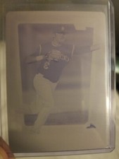2011 Bowman Chrome Draft Trevor story RC Magenta Printing plate 1/1 Red Sox 