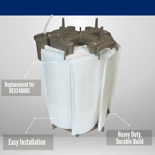 DEX2400DC Filter Element Cluster Compatible with Hayward 24 Sq Ft. Pool Filter - Picture 2 of 7