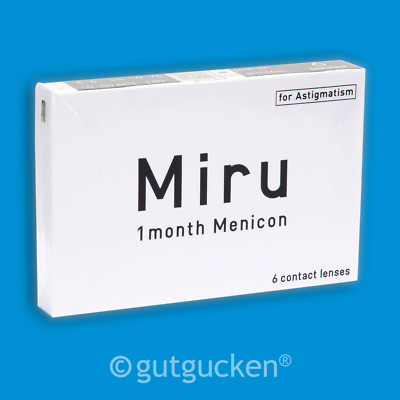 Miru 1 month for Astigmatism 2 x 6 torische Kontaktlinsen Monatslinsen Menicon