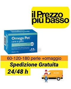 Omega Pet perle varie formati per cuore o pelo con forfora unto e male  odorante | eBay