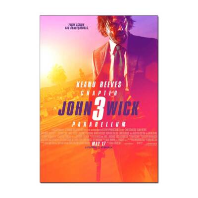 John Wick 3 Parabellum Filmposter | Offizieller Kunstdruck A3 A4