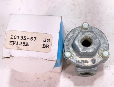 1 NEW DELTROL EV125A ¼ X 1/8 X ¼ QUICK EXHAUST VALVE NIB ***MAKE OFFER***