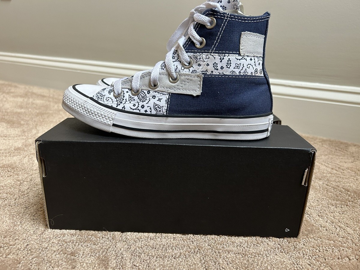 Converse Chuck Taylor All Star High Top Paisley Patchwork Size 6 