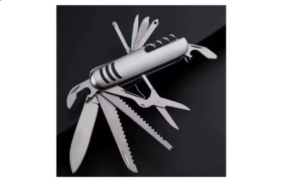 11 Function Swiss Style Multi Tool Knife Camping Travel Recreation Collectible