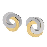 Ernstes Design Ohrringe Ohrstecker E729 Edelstahl Matt / Poliert / Goldplattiert