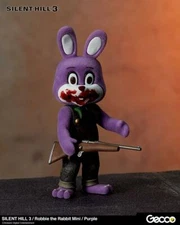 Robbie The Rabbit Silent Hill 3 Purple Version Mini Action Figure GECCO