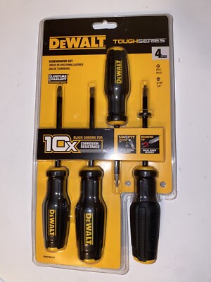 DeWalt Maxfit Tough Series Screwdriver Set 4Pcs - DWHT65101