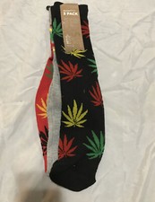 Marijuana Large Socks 3 Pack