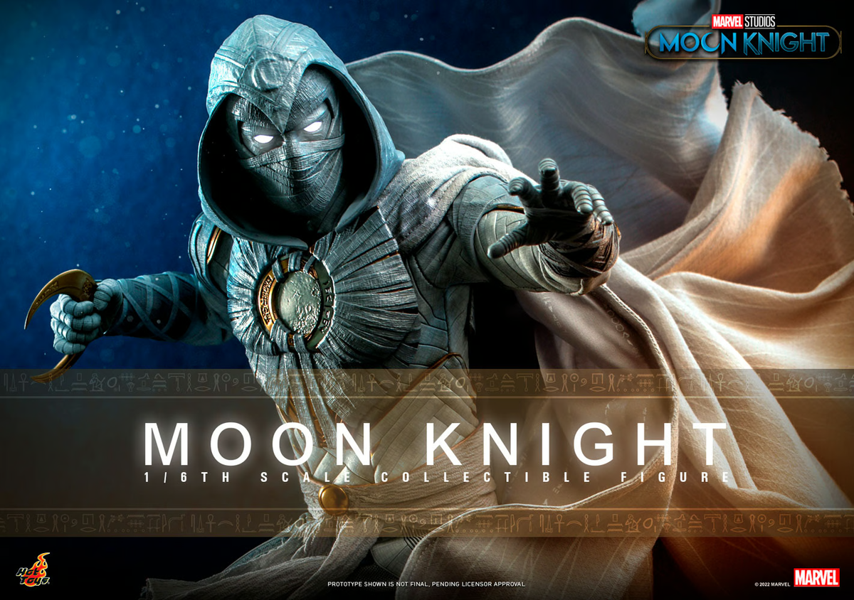 1/6 Scale Marvel Disney+ Moon Knight Action Figure Hot Toys TMS075