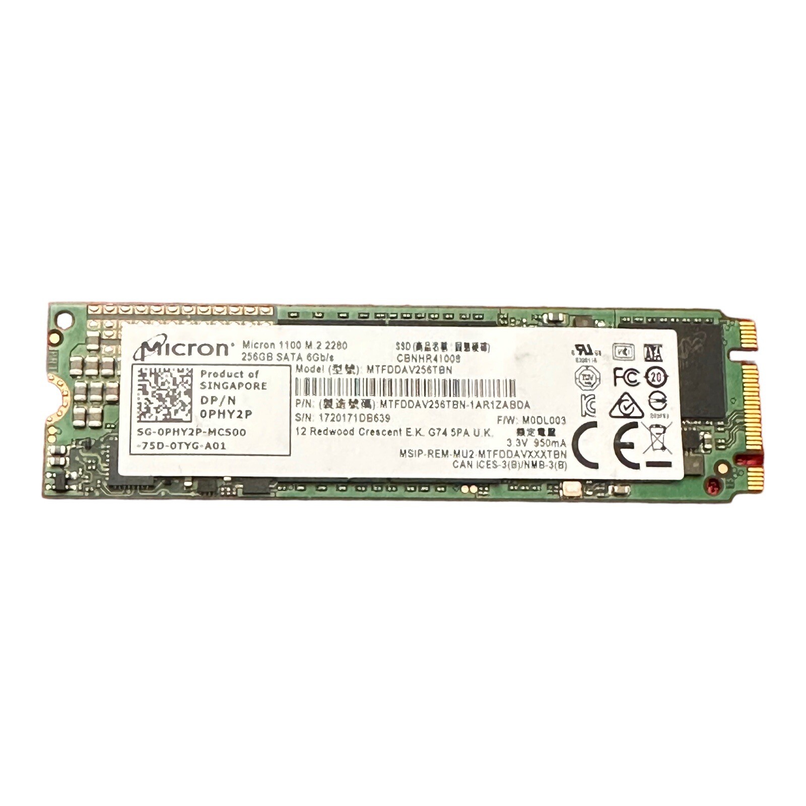 Micron 1100 MTFDDAV256TBN 256GB M 2 2280 80mm Solid State Drive EBay micron-1100-mtfddav256tbn-256gb-m-2-2280-80mm-solid-state-drive-ebay