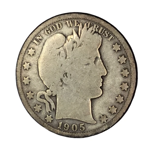 1905 50C Barber Half Dollar VG #
