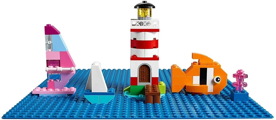 4Pc Blue 10"x10" building Base plates 32x32 studs Classic Compatible Major Brand - Image 4 of 4