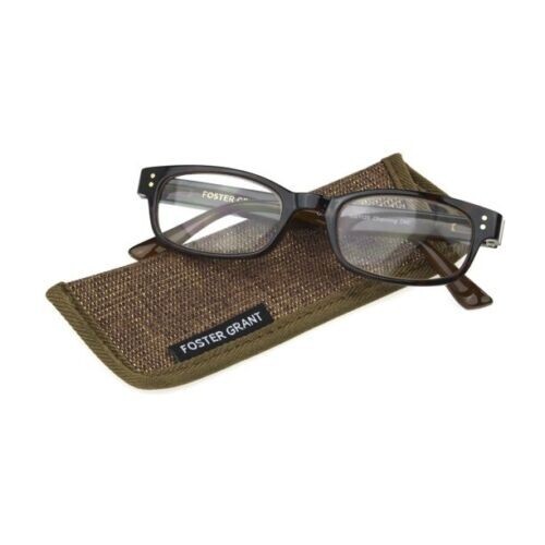 Foster Grant Reading Glasses Channing DMI +3.00 with soft case NEW! - Picture 1 of 1