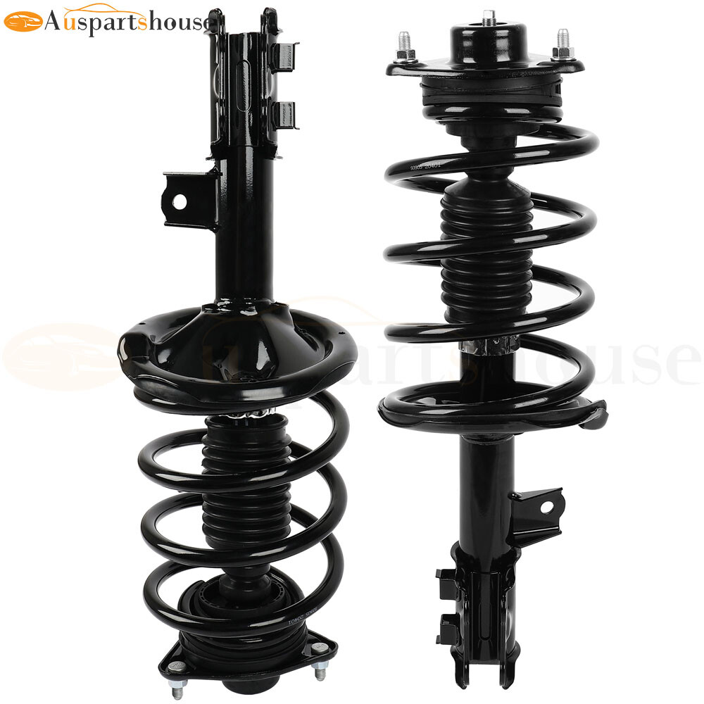 Pair Front Struts Shocks Coil Assembly For Kia Forte Forte5 Forte Koup