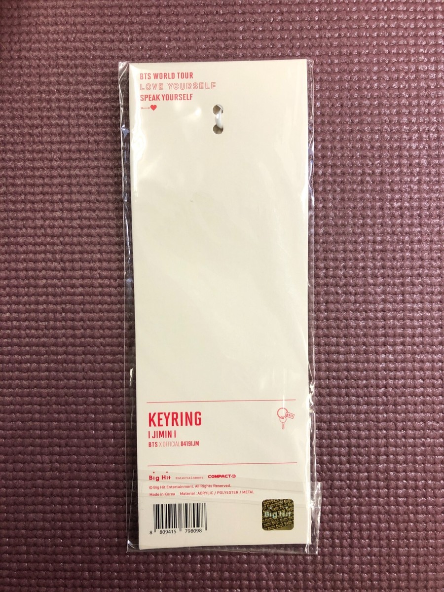 BTS WORLD TOUR LOVE YOURSELF SPEAK YOURSELF Official Keyring