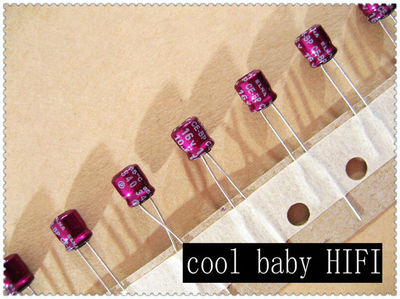 50pcs ELNA small CE-BP 10uF 16V 10mfd 5x5mm polar audio electrolytic capacitor