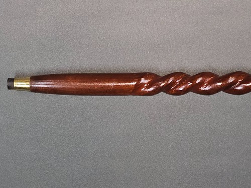 Holz Gehstock Walking Stick 96 cm Spazierstock gewendelt Kaiser Wilhelm - Bild 14 von 15