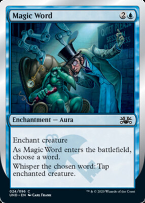 Magic Word NM, English MTG Unsanctioned