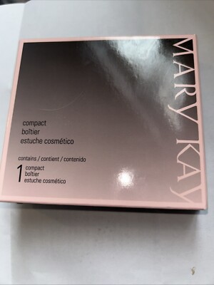 Mary Kay Compact Sleek Black & Purple #017362,  Refillable  NEW