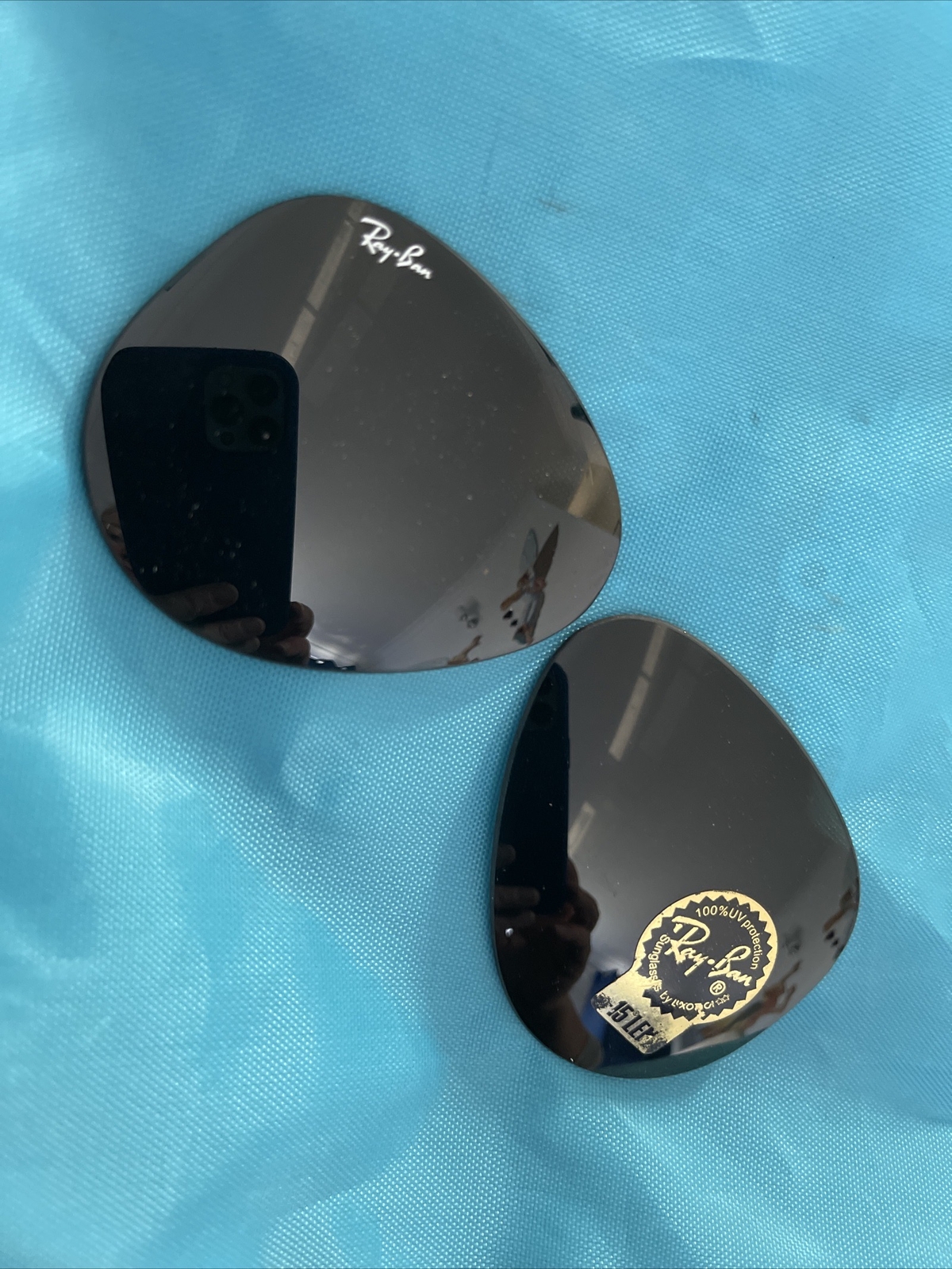 RAY BAN G15 Aviator Lenses Replacement Green New With Label 100 UV eBay