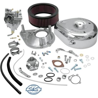 S & S Cycle Super G Shorty Carburetor Kit w/ Manifold 11-0422
