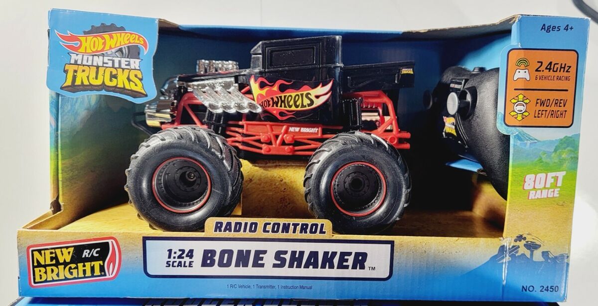 Hot Wheels Monster Truck, radio control Rodger Dodger 1:24 Scale